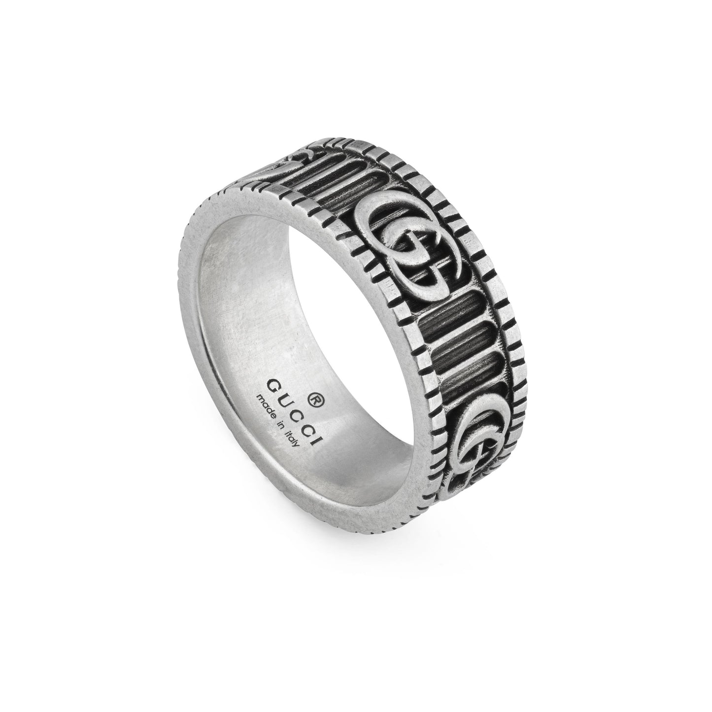 Gucci's Silver GG Marmont Ring