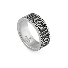 Gucci's Silver GG Marmont Ring