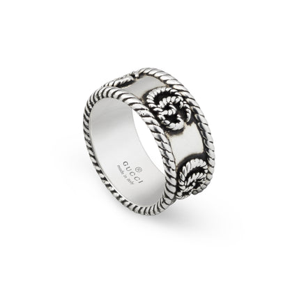 Gucci's Silver GG Marmont Ring