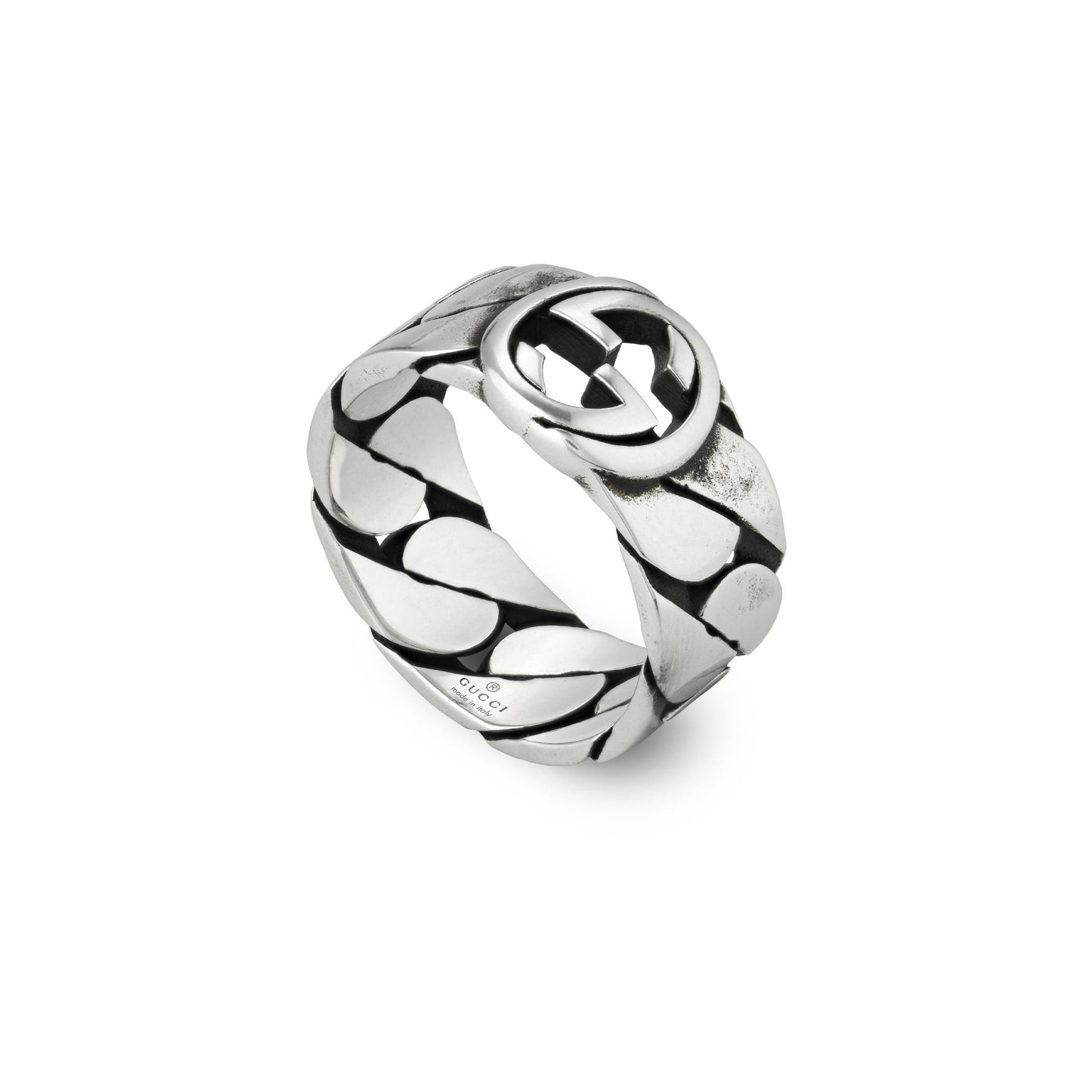 Gucci's Silver Interlocking G Ring