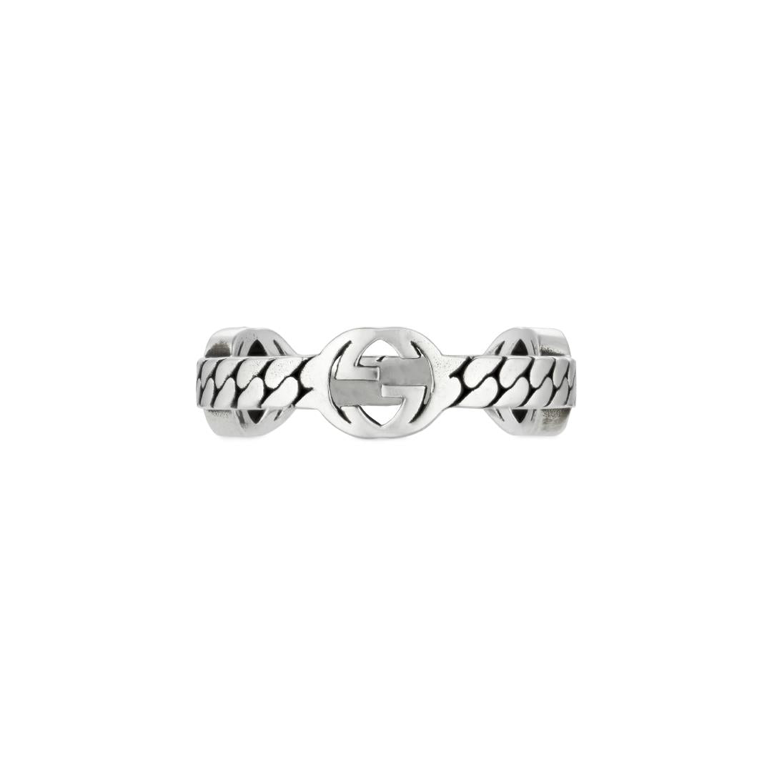 Gucci's Silver Interlocking G Ring