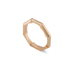 Gucci's 18K Rose Gold Link to Love Ring
