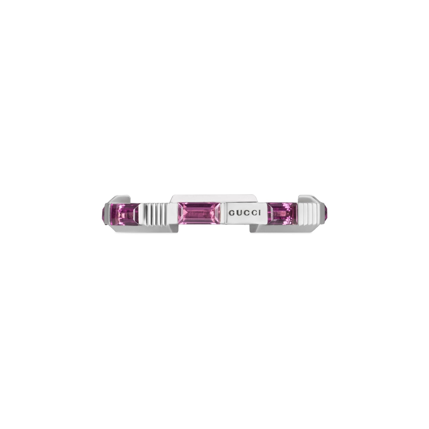 Gucci's 18K White Gold Link to Love Ring