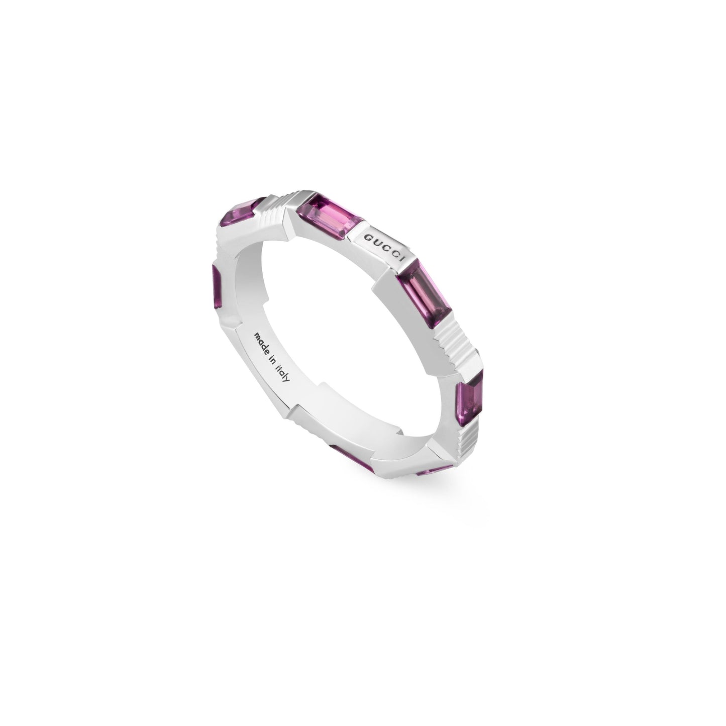 Gucci's 18K White Gold Link to Love Ring