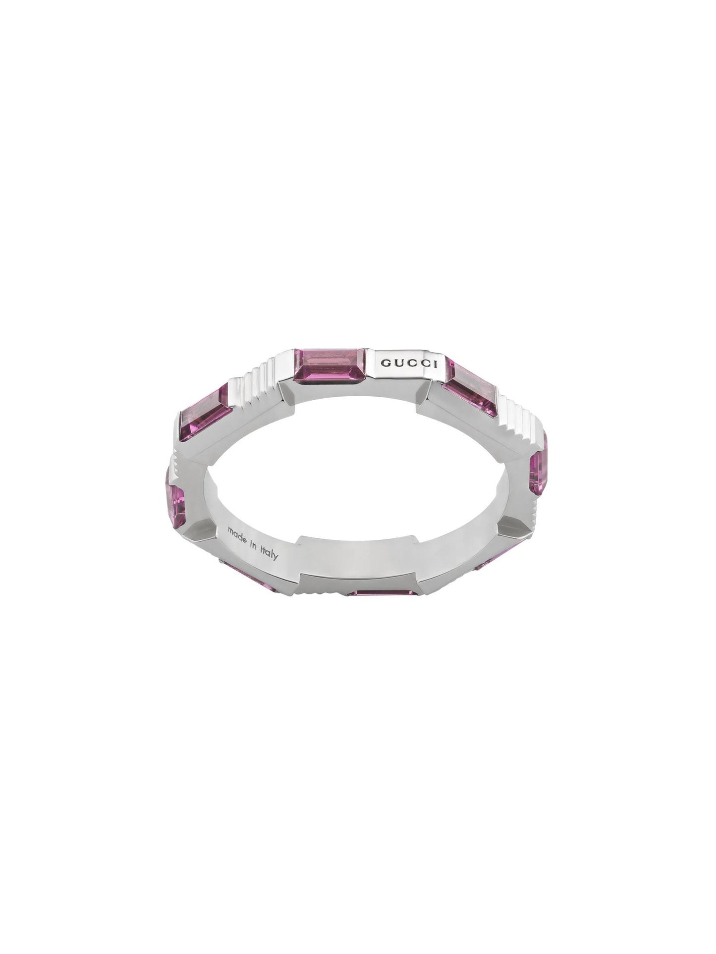 Gucci's 18K White Gold Link to Love Ring