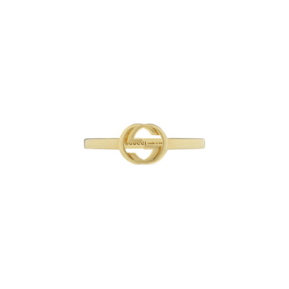 Gucci's 18k Yellow Gold Interlocking G Ring