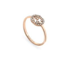 Gucci's 18K Rose Gold Interlocking G Ring