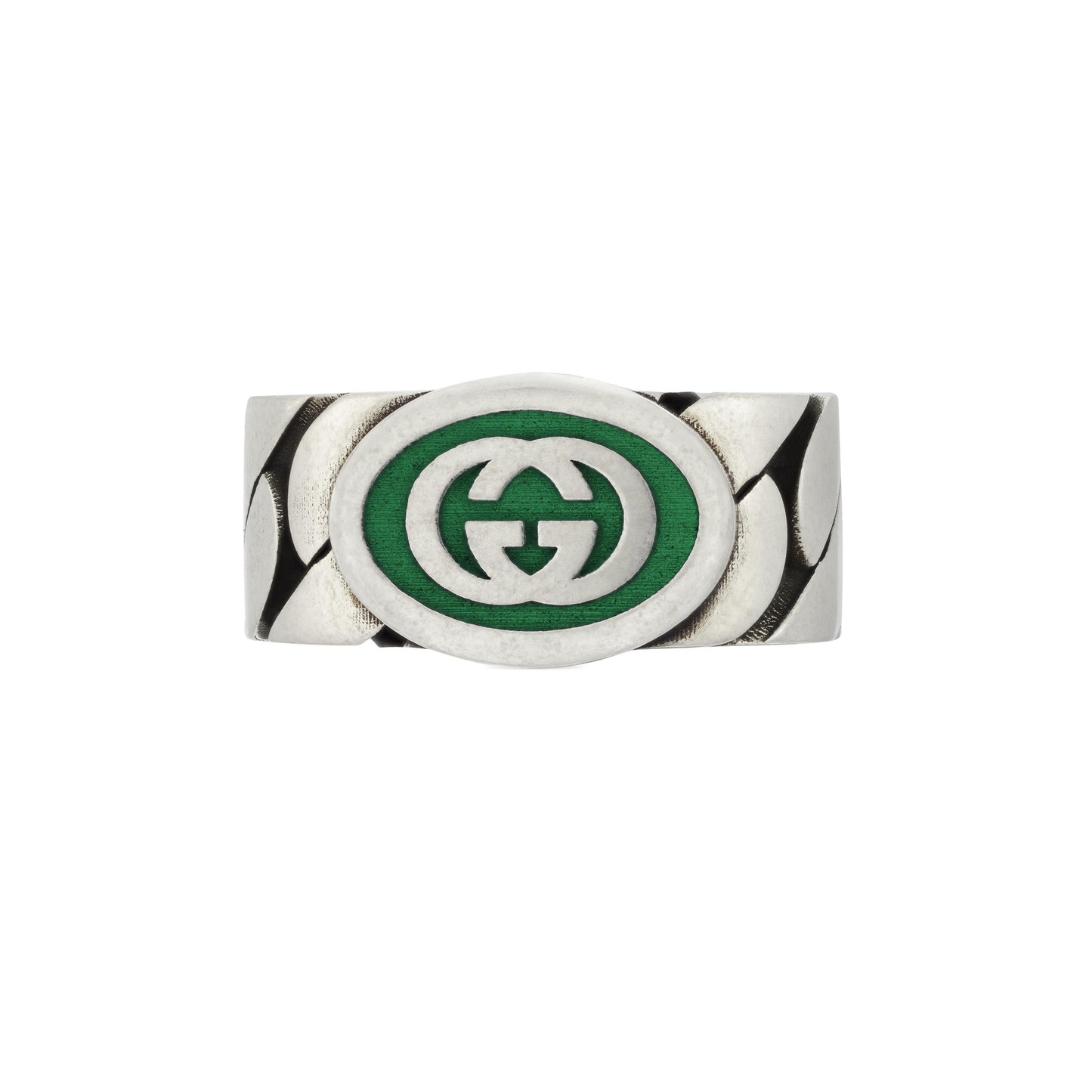 Gucci's Silver Interlocking G Ring