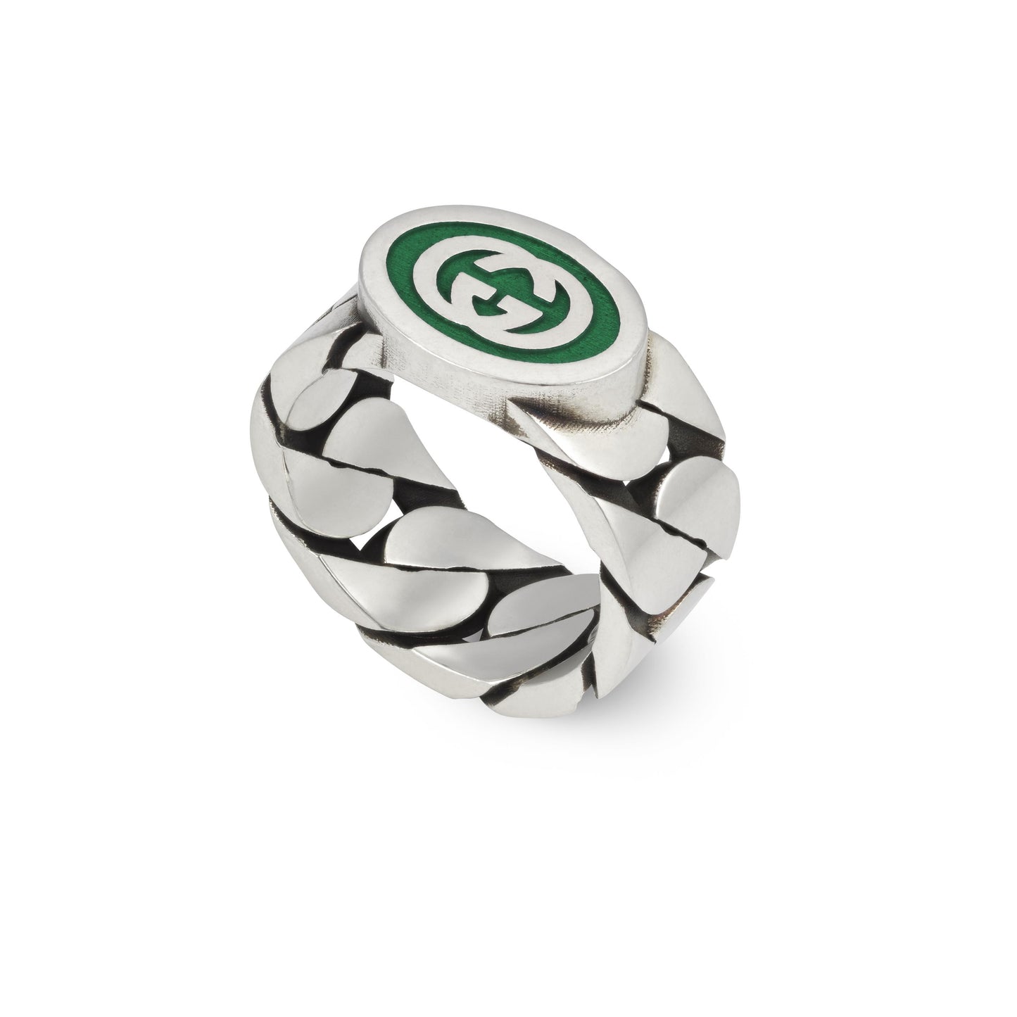 Gucci's Silver Interlocking G Ring