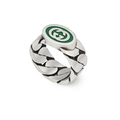 Gucci's Silver Interlocking G Ring