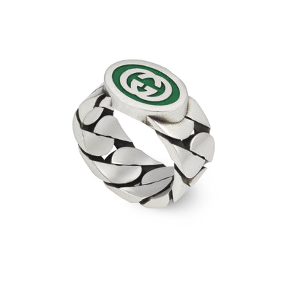 Gucci's Silver Interlocking G Ring