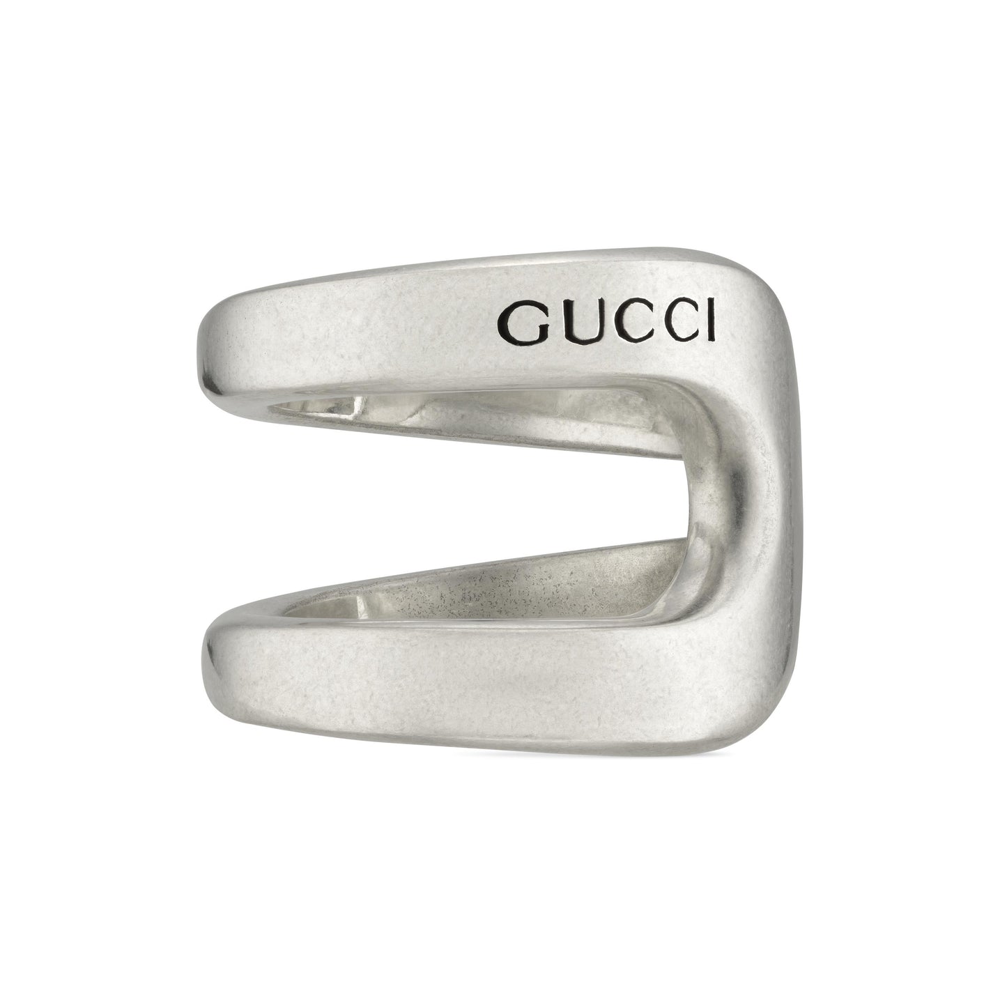 Gucci's Silver Horsebit Ring