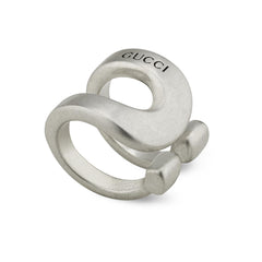 Gucci's Silver Horsebit Ring