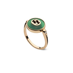 Gucci's 18K Rose Gold Interlocking G Ring