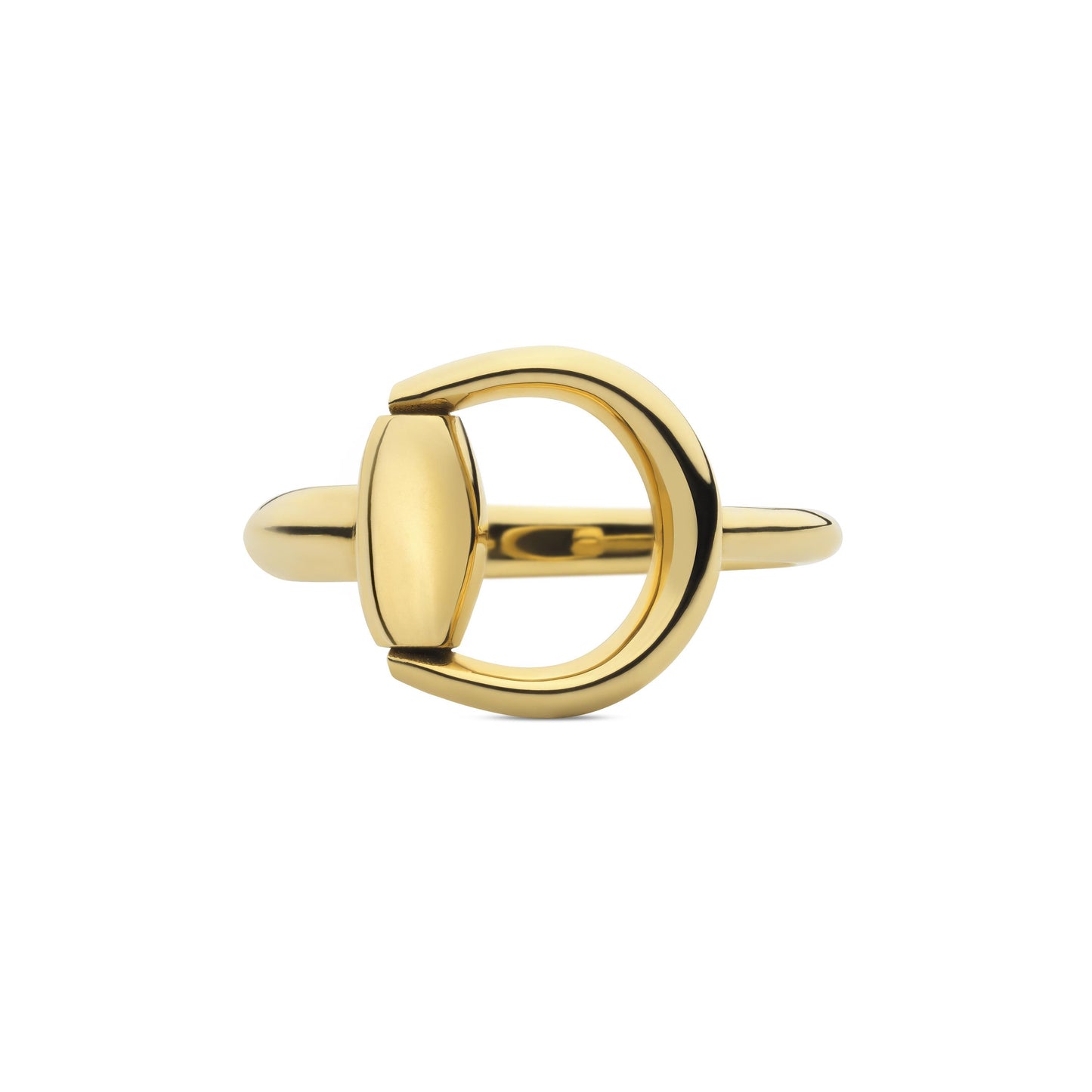Gucci's 18K Yellow Gold Horsebit Ring
