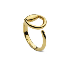 Gucci's 18K Yellow Gold Horsebit Ring