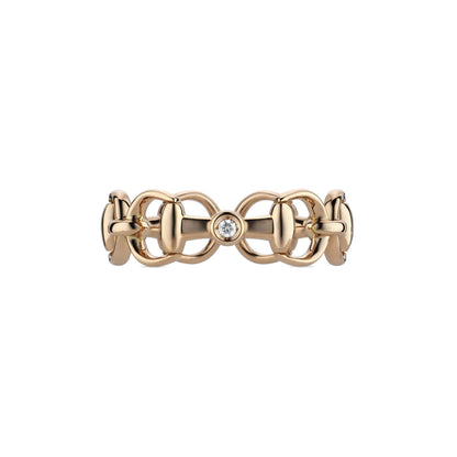 Gucci's 18K Rose Gold Horsebit Mini Ring