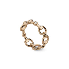 Gucci's 18K Rose Gold Horsebit Mini Ring