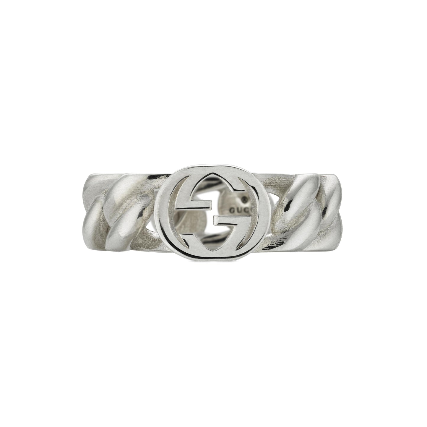 Gucci's Silver Interlocking Ring