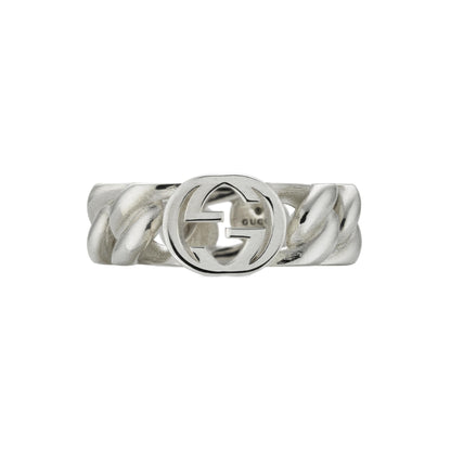 Gucci's Silver Interlocking Ring