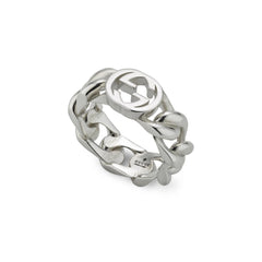Gucci's Silver Interlocking Ring