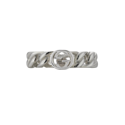 Gucci's Silver Interlocking Ring