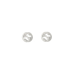Gucci's Silver Interlocking G Studs
