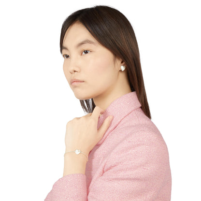 Gucci's Silver Heart Interlocking G Studs