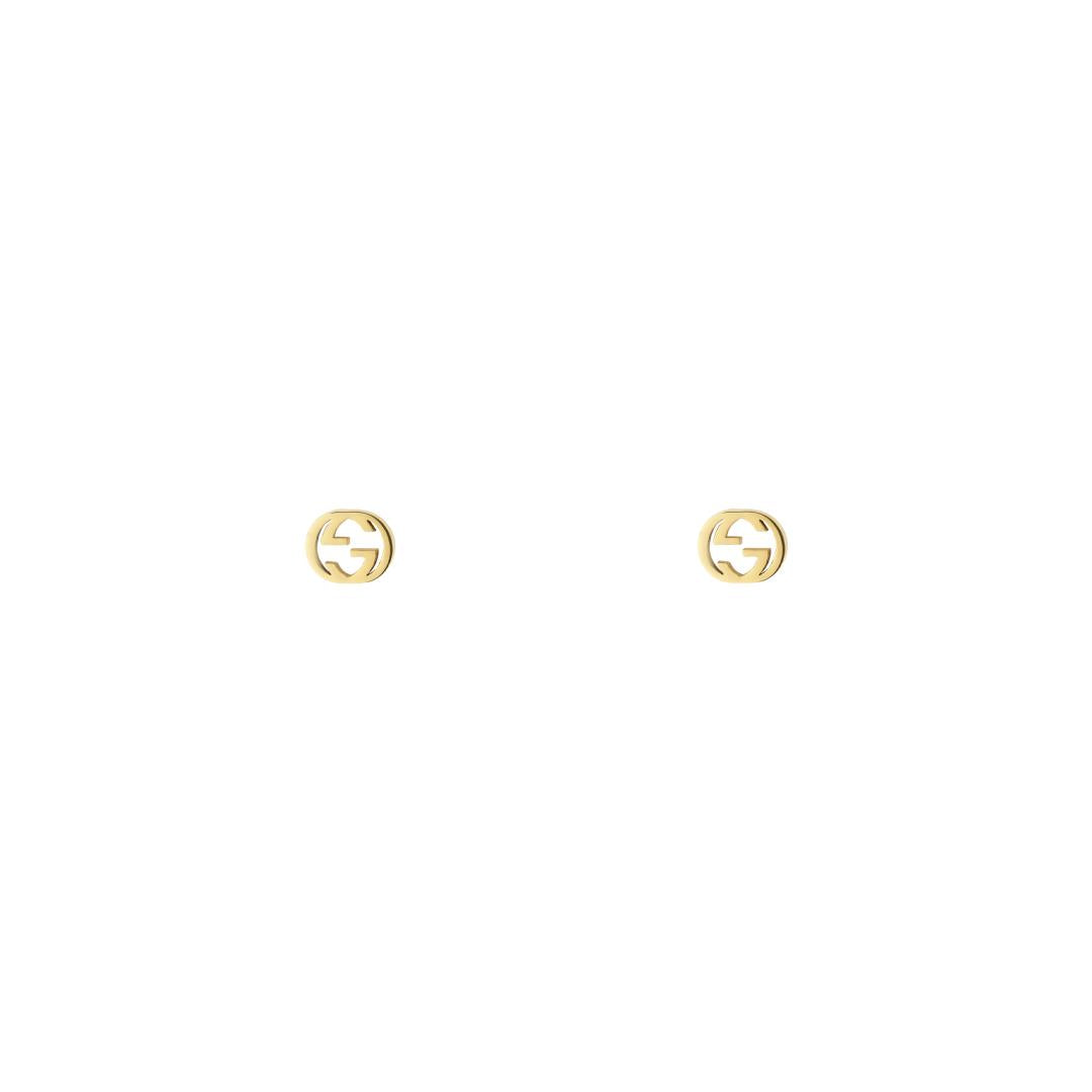 Gucci's 18K Yellow Gold Interlocking G Studs
