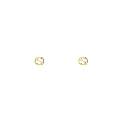 Gucci's 18K Yellow Gold Interlocking G Studs