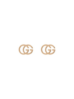 Gucci's 18K Rose Gold GG Running Studs