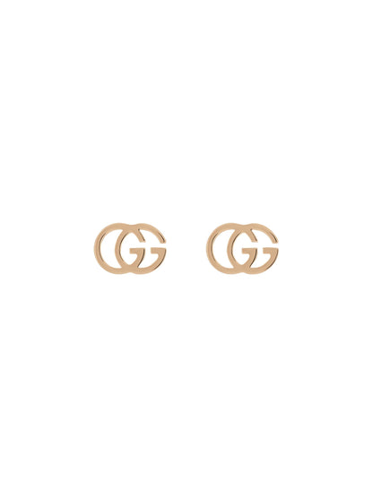 Gucci's 18K Rose Gold GG Running Studs