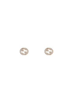 Gucci's 18K Rose Gold Interlocking G Studs