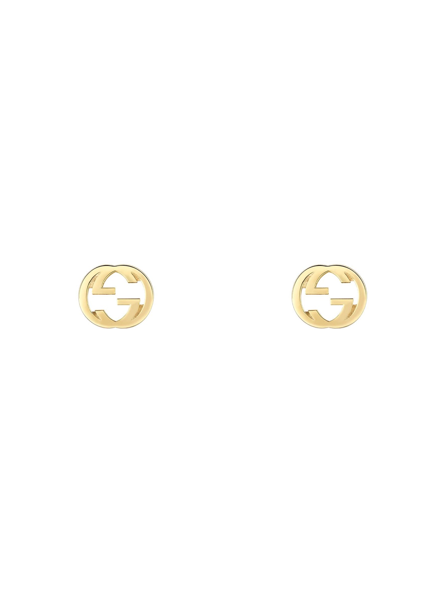 Gucci's 18K Yellow Gold Interlocking G Studs