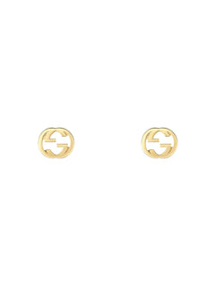 Gucci's 18K Yellow Gold Interlocking G Studs