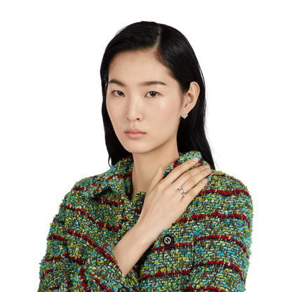 Gucci's Silver Interlocking G Tag Studs