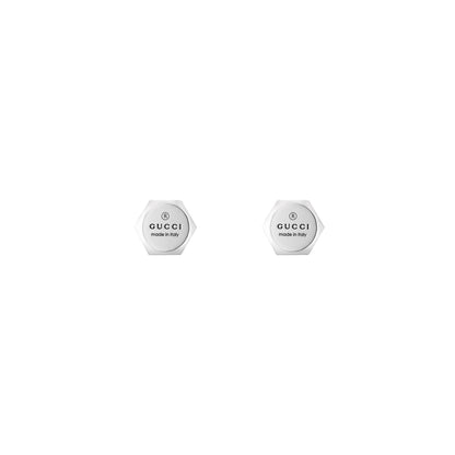 Gucci's Silver Trademark Studs