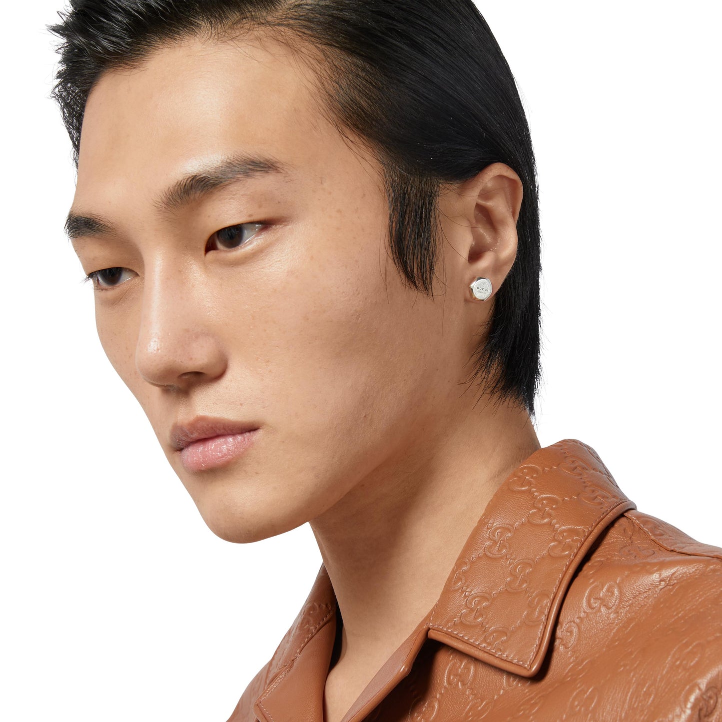 Gucci's Silver Trademark Studs