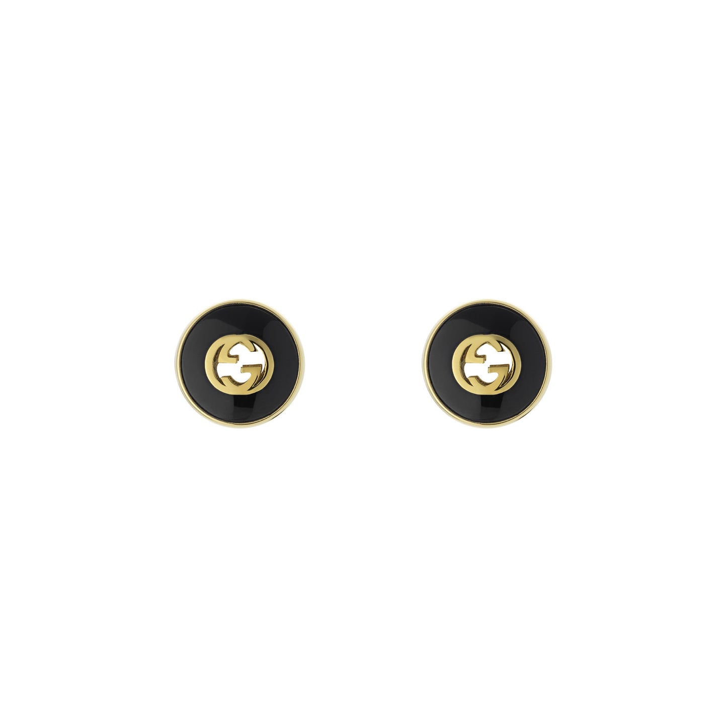 Gucci's 18K Yellow Gold Interlocking G Studs