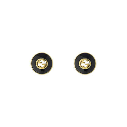 Gucci's 18K Yellow Gold Interlocking G Studs