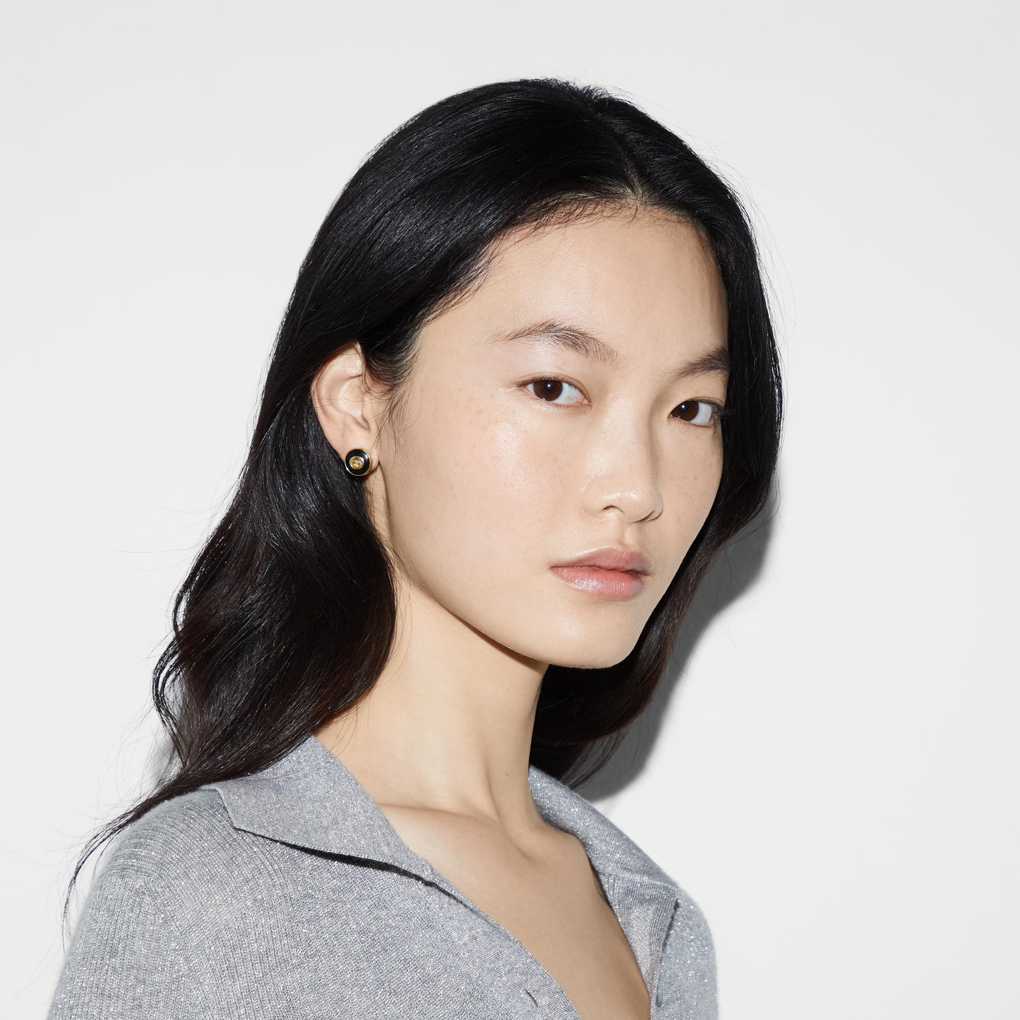 Gucci's 18K Yellow Gold Interlocking G Studs