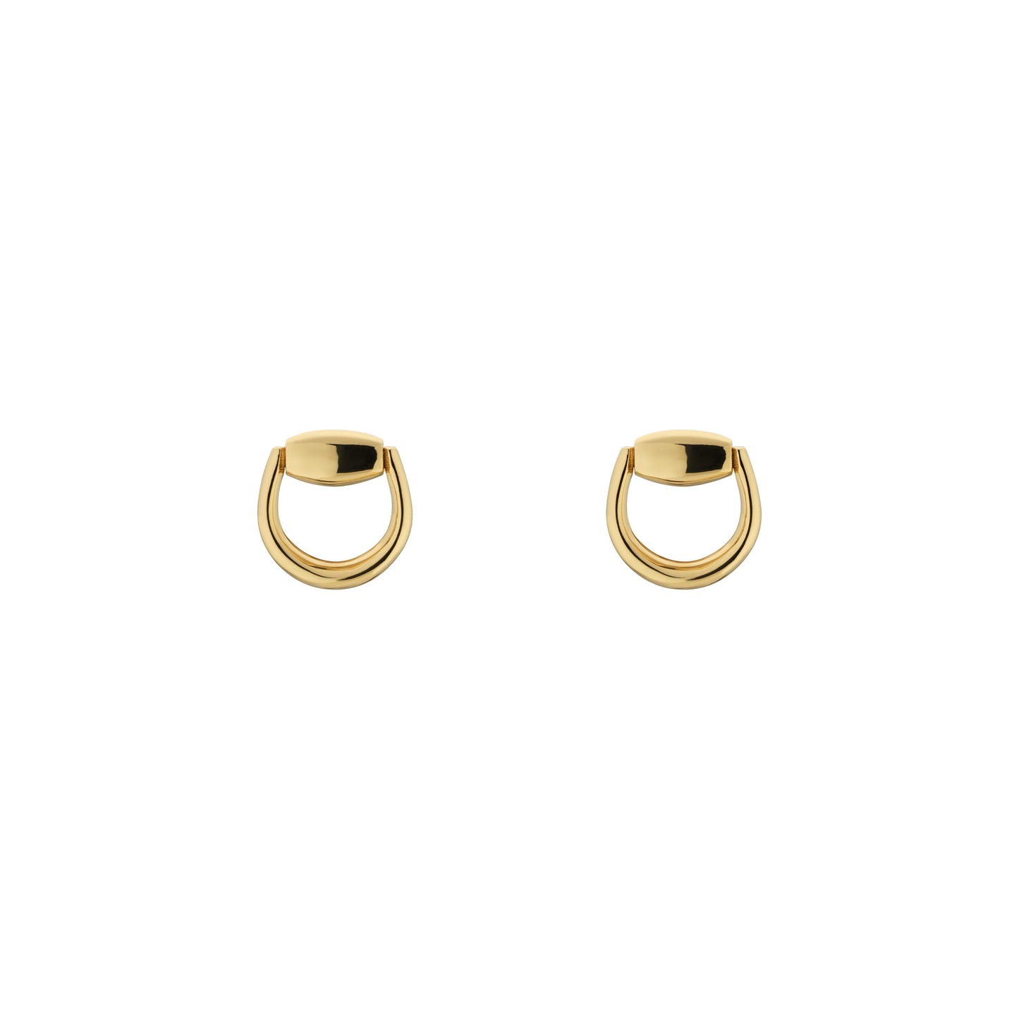 Gucci's 18K Yellow Gold Horsebit Studs