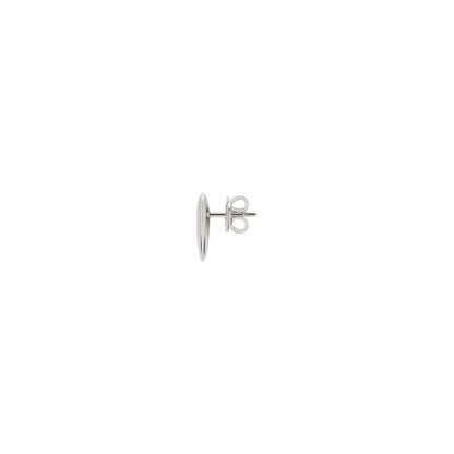 Gucci's Silver Blind For Love Heart Studs