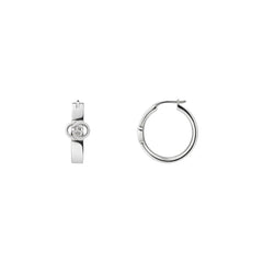 Gucci's Silver Interlocking G Hoops