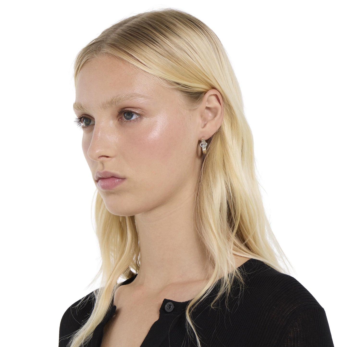 Gucci's Silver Interlocking G Hoops