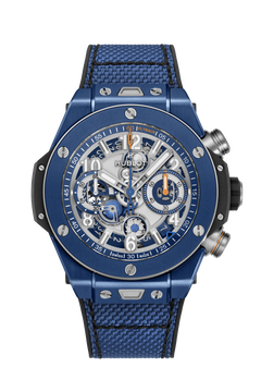 Hublot's Big Bang Unico Reloaded Blue Ceramic with Blue Chronograph Dial