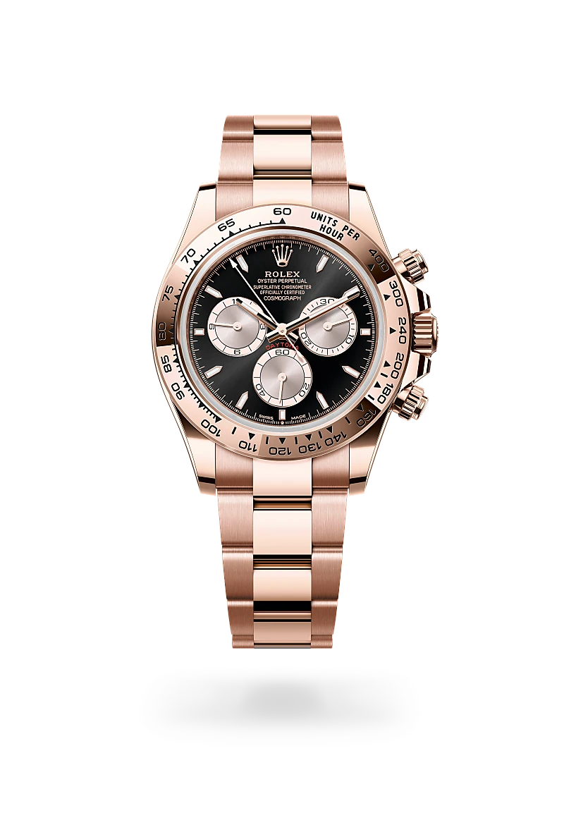 Rolex Cosmograph Daytona in 18 kt Everose gold, M126505-0001 - Jai's Turks and Caicos