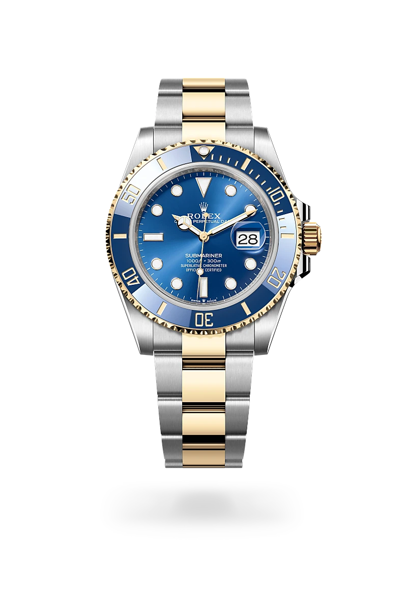Rolex Submariner in Yellow Rolesor - combination of Oystersteel and yellow gold, M126613LB-0002 - Jai's Turks and Caicos
