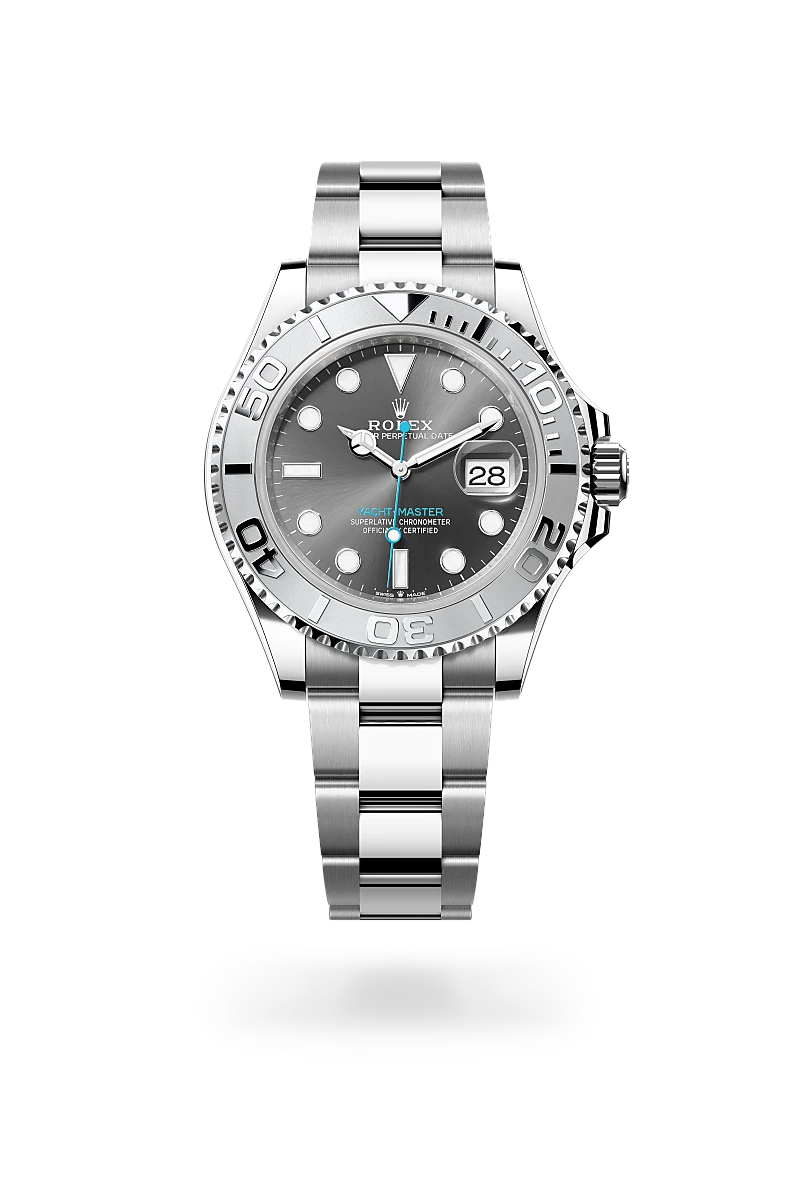 Rolex Yacht-Master in Rolesium - combination of Oystersteel and platinum, M126622-0001 - Jai's Turks and Caicos