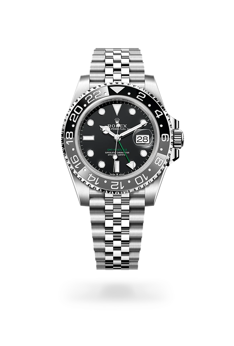 Rolex GMT-Master II in Oystersteel, M126710GRNR-0003 - Jai's Turks and Caicos